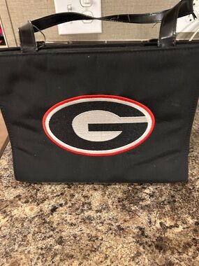 University of Georgia G Logo Black Tote Bag